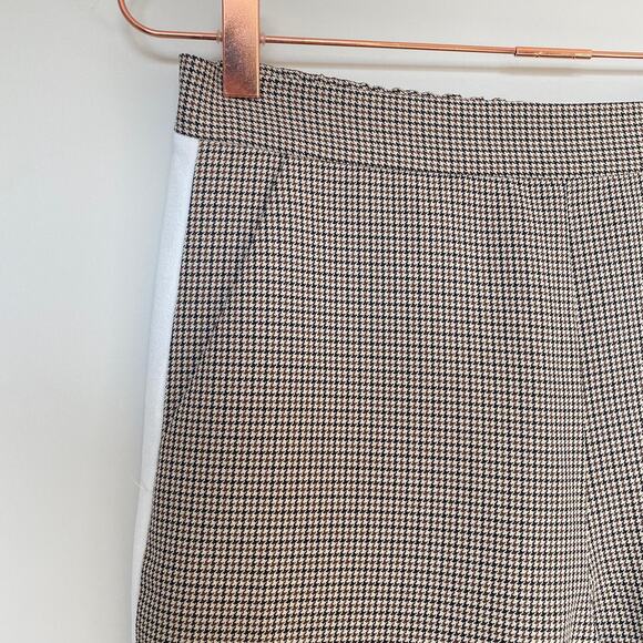 ASOS Womens Houndstooth Pants Size 4 Pockets Tapered Academia Preppy Office - Picture 3 of 8